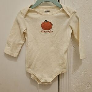 Gymboree long sleeve pumpkin onesie